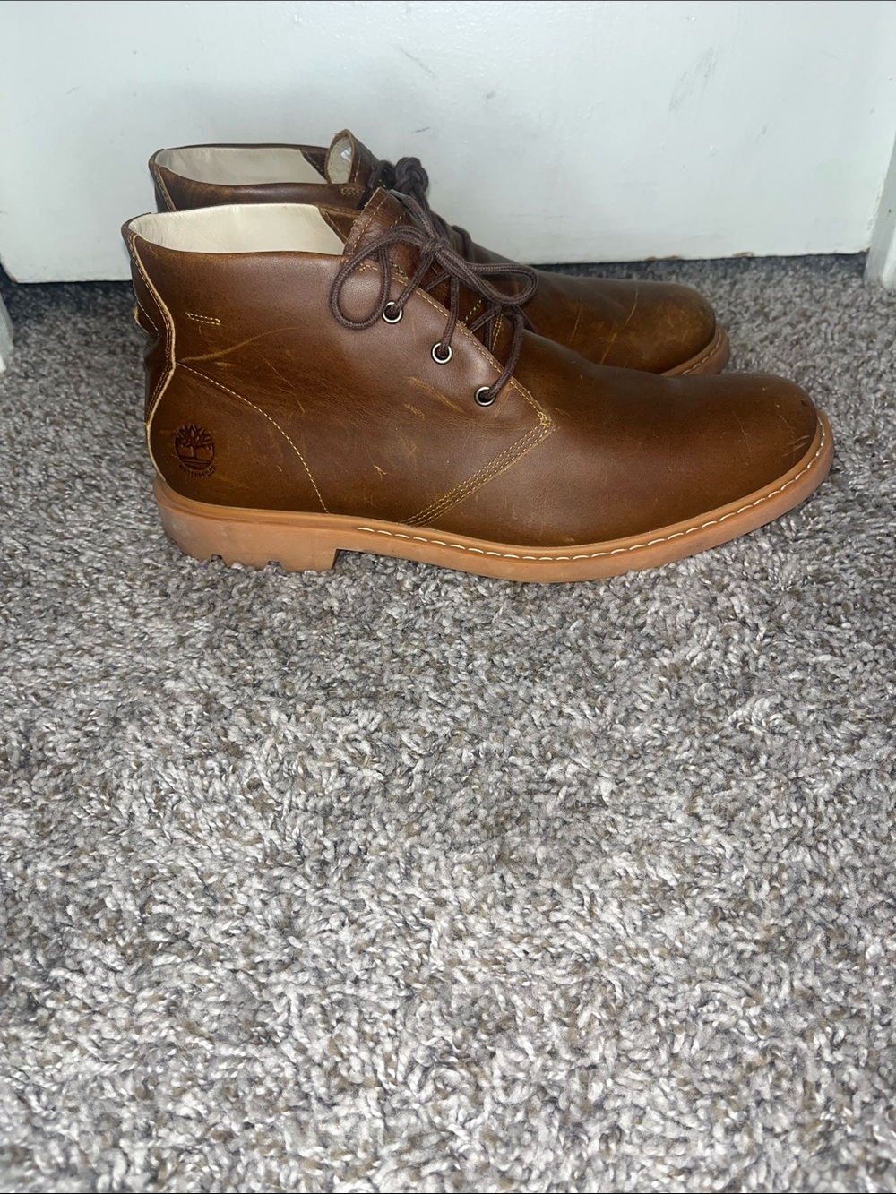 Timberland Belanger  Men's Chestnut Leather Chukka Boots